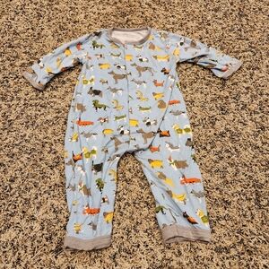 Magnetic Me Dog Print One Piece